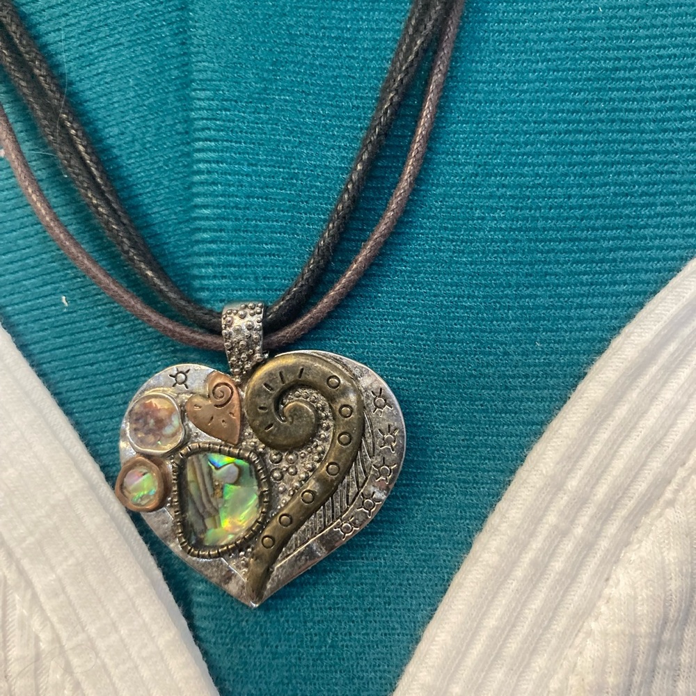 Unique heart necklace